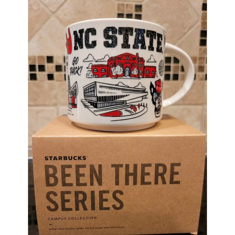Starbucks Been There Series Campus Collection - NC State Hot Mug RARE